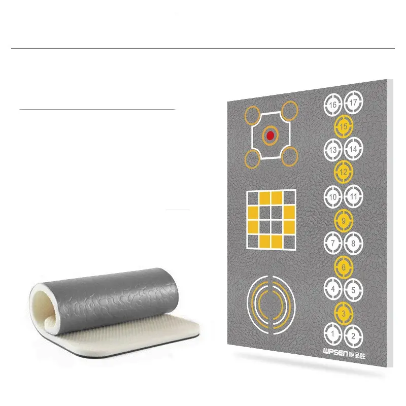 OEM Adhésif de haute qualité pour salle de sport Tapis adhésif pour entraînement privé en studio de fitness intérieur Tapis de sol pour salle de sport à motif fonctionnel