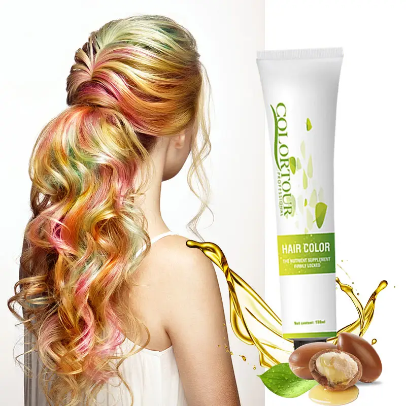 Wholesale Salon Use Free Samples Permanent Professional Hair Dye Color Cream Ammonia And PPD Free Hair Color Dye