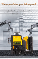 Niveau laser rotatif 360° auto-nivelant multifonctionnel électrique étanche pour la construction