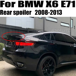 Aileron arrière de voiture en ABS de haute qualité pour BMW X6 E71 2008-2013, couleur apprêtée, accessoires auto, style automobile - Product Image 1