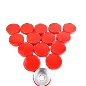 13 Mét 20 Mét 32 Mét Nhôm Nhựa Injection Bottle Cap Nổi Logo Vial Cap Con Dấu - Product Image 1