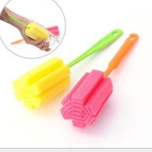 แปรงล้างแก้วแบบเรียบง่าย ทนทาน ฟองน้ำทำความสะอาด แปรงล้างขวดในครัว 21 กรัม ใช้ทั่วไป ของขวัญ - Product Image 3