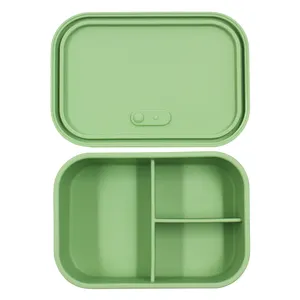 High Quality Silicone Folding Lunch Box Keeping Dishes Fresh Bento Silicone Lunch Box Collapsible Lunch Box - Buy Silicone Bent