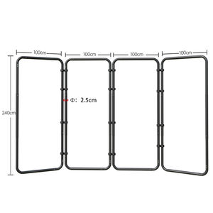 ขาตั้งสำหรับถ่ายภาพขนาด2.4x4ม. พื้นหลังจอสีเขียวมีขาตั้งไฟสตูดิโอ - Product Image 5