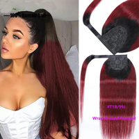 Queue de cheval indienne à clipser prête à être expédiée, avec options de styles Water Wave, Deep Wave et Yaki, et options lisses pour femmes