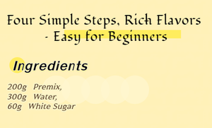 Bán buôn boming Bát Bánh gạo <span class=keywords><strong>Pudding</strong></span> premix bột-pha lê mờ bánh tráng miệng hỗn hợp cho sử dụng thương mại - Product Image 4
