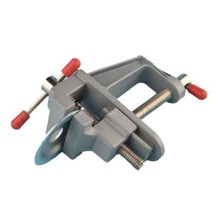 Mini Tornillo de Banco con Abrazadera, Ancho de Mordaza de 3.5 cm, Acero al Carbono, Superficie Lisa, Soporte de Mesa Fijo para Bricolaje - Product Image 3