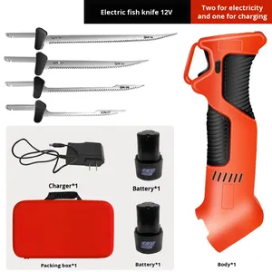Couteau électrique rechargeable pour la cuisine, <span class=keywords><strong>le</strong></span> camping et l'extérieur, en acier à haute teneur en carbone, coupe-<span class=keywords><strong>pain</strong></span> en os de poisson, batterie au lithium - Product Image 4