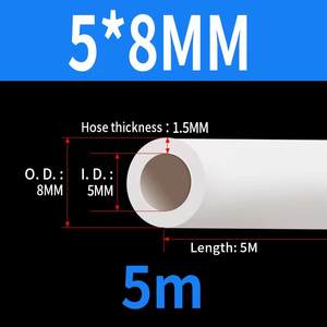 Tube en caoutchouc Tuyau <span class=keywords><strong>de</strong></span> taille différente <span class=keywords><strong>Verrerie</strong></span> Raccord <span class=keywords><strong>de</strong></span> tuyau Tube à vide Tube en caoutchouc pour vide - Product Image 6