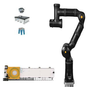 หุ่นยนต์โคบอท KASSOW รุ่น KR810 พร้อมหัวดูดสุญญากาศ OnRobot หรือหัวจับแบบนุ่ม สำหรับการจัดการชิ้นส่วนขนาดเล็ก ในการขนถ่ายสินค้าเข้า-ออกในโรงงาน - Product Image 4