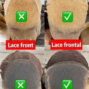 วิกผมแท้บราซิลแบบโปร่งใสขนาด 28 นิ้ว  แบบตรงและแบบลอนบอดี้เวฟ  วิกผมหน้าผากลูกไม้ HD สำหรับผู้หญิงผิวสี - Product Image 6