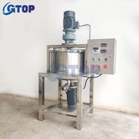Petit réservoir mélangeur de détergent et de shampoing, équipement de fabrication de cosmétiques, ligne de production de savon liquide