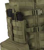 Gilet tactique en polyester Molle avec fermeture éclair pour la chasse et l'entraînement tactique multi-poches