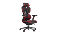 Chaise de jeu ergonomique en cuir - Siège de style racing, accoudoirs réglables, soutien lombaire, dossier haut, confort pour les joueurs à domicile ou au bureau