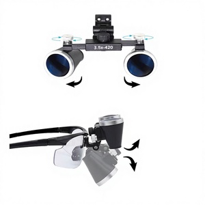 مناظير ليد مكبرة للأسنان مصباح طبي يعمل بالكهرباء للجراحة مصابيح أمامية لطبيب الأسنان للبناء المعدني - Product Image 5