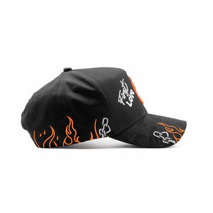 Gorras de Béisbol Personalizadas de 5 Paneles con Visera Curva, Bordado en Gamuza, Estilo Dandy, Fabricante Original - Product Image 4