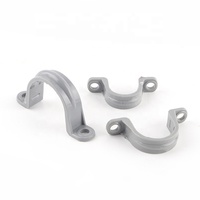 Sangles et serre-câbles isolés en PVC robuste HD, 1/2''-4'', gris, pour fixation de conduites