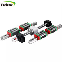 Kit de rail de guidage linéaire HGR20 avec vis à billes SFU1605 SFU1610, kit de routeur CNC haute précision pour machine laser et plasma DIY