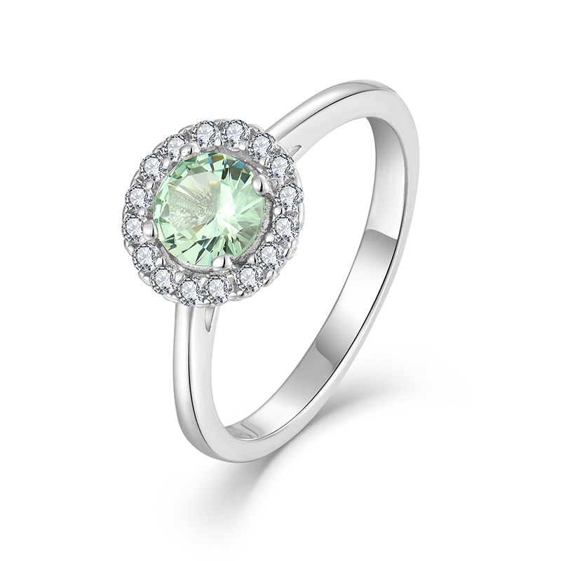 Anello Anti-Stress Donna In Argento 925 Con Cuore Di Zirconi E Giro Regolabile - Gioiello Benessere Per Ansia