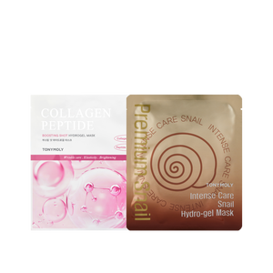 Tony Moly ufficiale centro commerciale esclusivo Set maschera per il viso 3 fogli di collagene idrogel e 3 fogli di Gel di lumaca maschera - Product Image 1