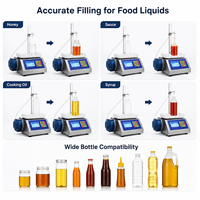 Machine de remplissage de liquides de haute précision, portable, automatique, pour la production à petite échelle