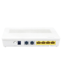 Harga termurah ONU ONT Modem Modem GPON EPON XPON 4LAN + 2pot + 1USB versi Inggris Modem serat optik FTTH