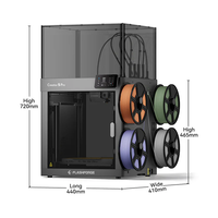 3D-принтер Flashforge Creator 5 110V Pro с 4-мя сменными головками и закрытым корпусом для многоцветной печати |   В 500 раз быстрее, без отходов и перепусков