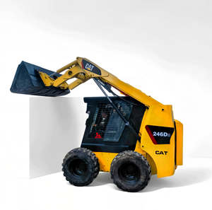 Chargeuse compacte sur pneus Caterpillar Cat 246D d'occasion, 95% neuve, 4x4, petit modèle, prix abordable - Product Image 1