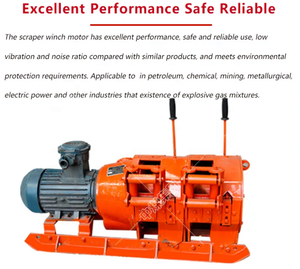 Cabrestante de despliegue para proveedores de minería, cabrestantes para maquinaria de construcción, cabrestante hidráulico para raspadores de oro, cabrestante para minería subterránea, cabrestante eléctrico - Product Image 2