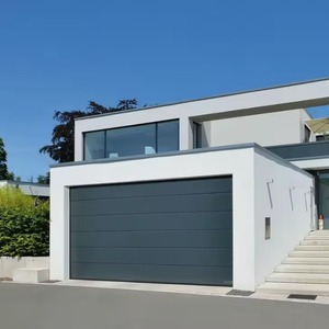 Portes de <span class=keywords><strong>garage</strong></span> automatiques en aluminium de style moderne de haute qualité pour villas résidentielles, vente chaude - Product Image 1