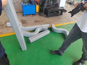 Thép downspout Ống cuộn tạo thành máy tròn ống vuông làm máy thoát nước thép khuỷu tay máng xối làm máy móc - Product Image 2