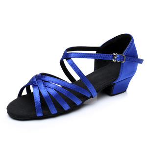 <span class=keywords><strong>Scarpe</strong></span> da Ballo Latino con Tacco Basso Marroni, <span class=keywords><strong>Scarpe</strong></span> da Ballo da Sala/Tacco Largo per Bambini - Product Image 3