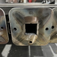 Support de fixation en fer soudé robuste YISHANG, en acier au carbone épaissi, soudure par immersion complète pour base de machines industrielles