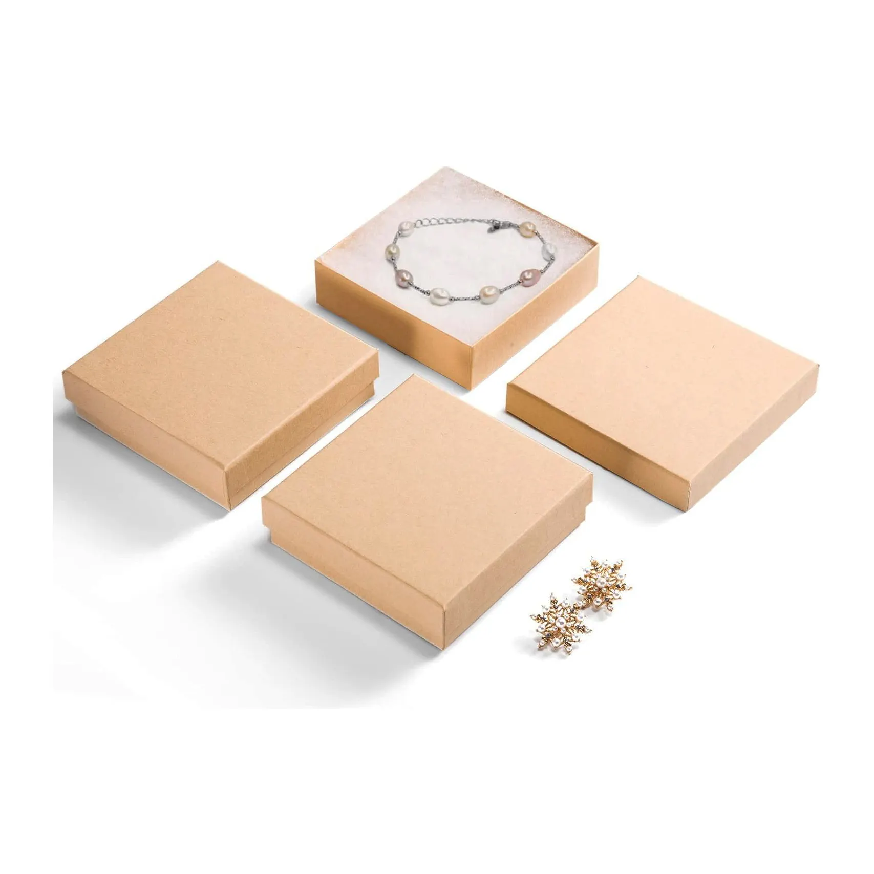 Cardboard eco packaging small Size custom display Propose Occasion Valentine's Day gifts Jewelry bracelet Necklace gift box