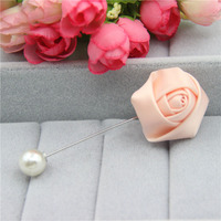 Broche Fleur Rouge Tendance en Gros pour Femme, Accessoire Épinglette pour Voile et Foulard