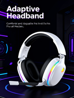 Casque de jeu filaire de qualité Esports Tri-mode PJT-DEP2462, sensibilité de 50 mm, microphone flexible détachable, compatible avec PC