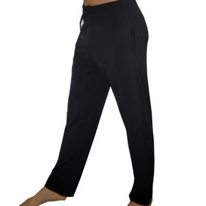 Pantalon de jogging athlétique d'extérieur pour hommes, avec logo personnalisé, imprimé, pantalon en éponge de bambou léger, coupe droite, vêtements de détente pour adultes - Product Image 3