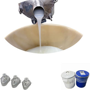 Revestimiento de goma de silicona líquida precipitada LSR Compuesto de pegamento líquido de color translúcido - Product Image 1