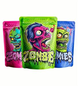 Bolsas de Mylar personalizables de tacto suave con cierre de cremallera, embalaje de plástico a prueba de olores para comestibles para leche, comida para mascotas, gelatina - Product Image 1