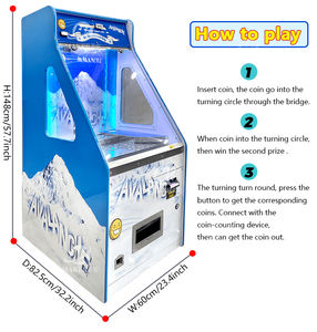 <strong>MAKER</strong> Wholesale Amusement Machine Game Quarter Machine Most Profitable avalanche <strong>Token</strong> Coin Pusher Arcade Machine - Product Image 6