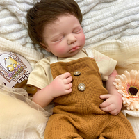 20 inç LouLou Premium Saf Silikon Yeniden Doğmuş Bebek El Yapımı Detaylı Gerçekçi Bebek Gövdesi Kişiselleştirilmiş Koleksiyonluk ve Hediyelik Amaçlı