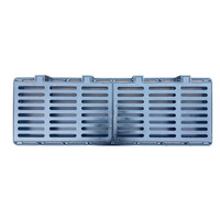 Grille de drainage rectangulaire en fonte ductile robuste pour système de drainage des eaux pluviales