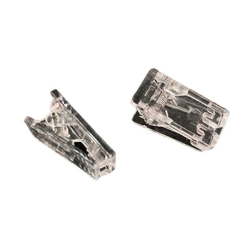 Акриловый прозрачный зажим для бумаги, зажим для запечатывания, прозрачный крючок для украшения на Рождество, домашнее украшение, фото, художественное ремесло, дисплей