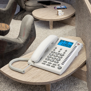 <span class=keywords><strong>Téléphone</strong></span> de bureau filaire 2026 à succès avec affichage de l'identification de l'appelant, recomposition et mémoire d'appels pour le bureau et les entreprises - Product Image 6
