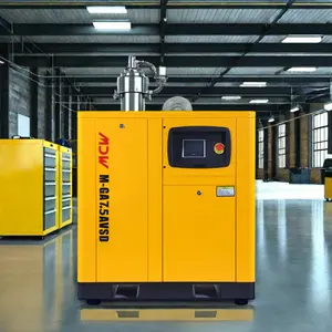 2024 Hot Sale 7.5KW diesel engine Permanent Magnet Screw Air Compressor Oil Lubricated Industrial Use for dental use compressor