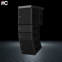 Haut-parleur professionnel de scène à ligne verticale de 10 pouces (woofer et tweeter) avec impédance de 4 ohms et son surround pleine gamme