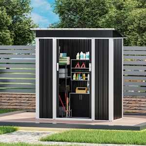 Caseta de Almacenamiento para Jardín de Acero Galvanizado, Caseta Metálica Impermeable para Exteriores, Caseta <span class=keywords><strong>Grande</strong></span> para Herramientas de Jardín - Product Image 2