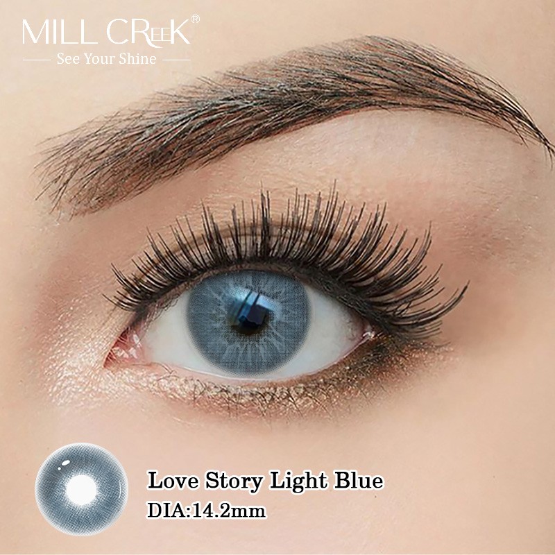 Cuento de amor azul claro