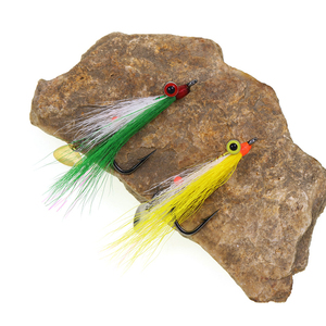 เหยื่อตก<span class=keywords><strong>ปลา</strong></span>แบบสตรีมเมอร์รุ่นใหม่ Deep Minnow Flies พร้อมตัวหมุนแบบ Rolling Swivel ช้อนโลหะ ตะขอ Stinger แข็งแรง เหยื่อปลอมสำหรับตก<span class=keywords><strong>ปลา</strong></span>ทะเล เช่น <span class=keywords><strong>ปลา</strong></span>กะ<span class=keywords><strong>พง</strong></span> - Product Image 1