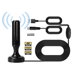 Antena de TV HD 360 Rotor para Interiores y Exteriores, Antena Omnidireccional con Rotación, Antena de TV HD con Base Magnética - Product Image 1